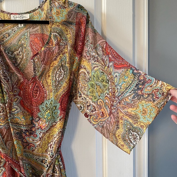 EUC Jessica Simpson Maternity Sheer Top - Picture 2 of 5